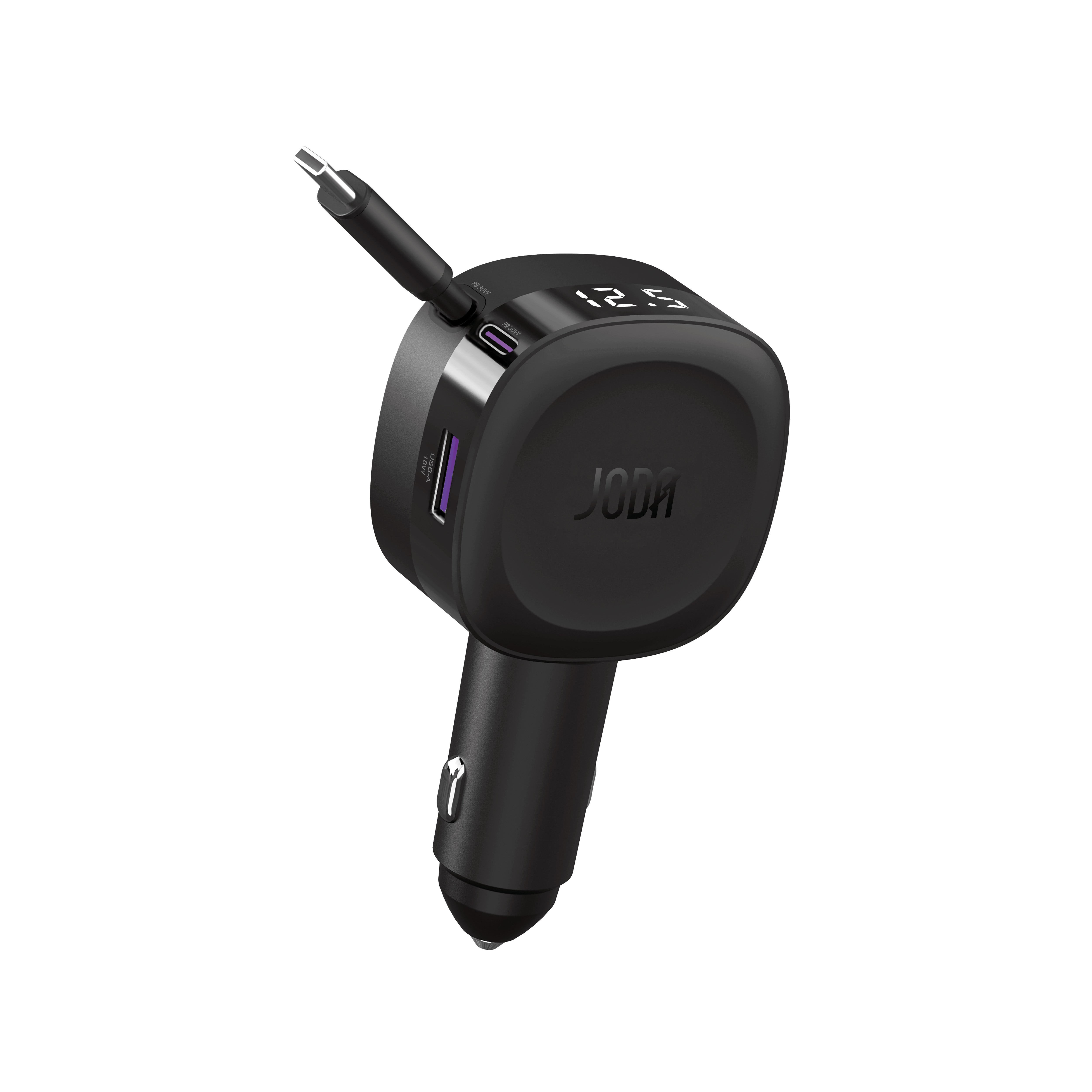 CarFlex 60 60W Car Charger with Built-in Cable