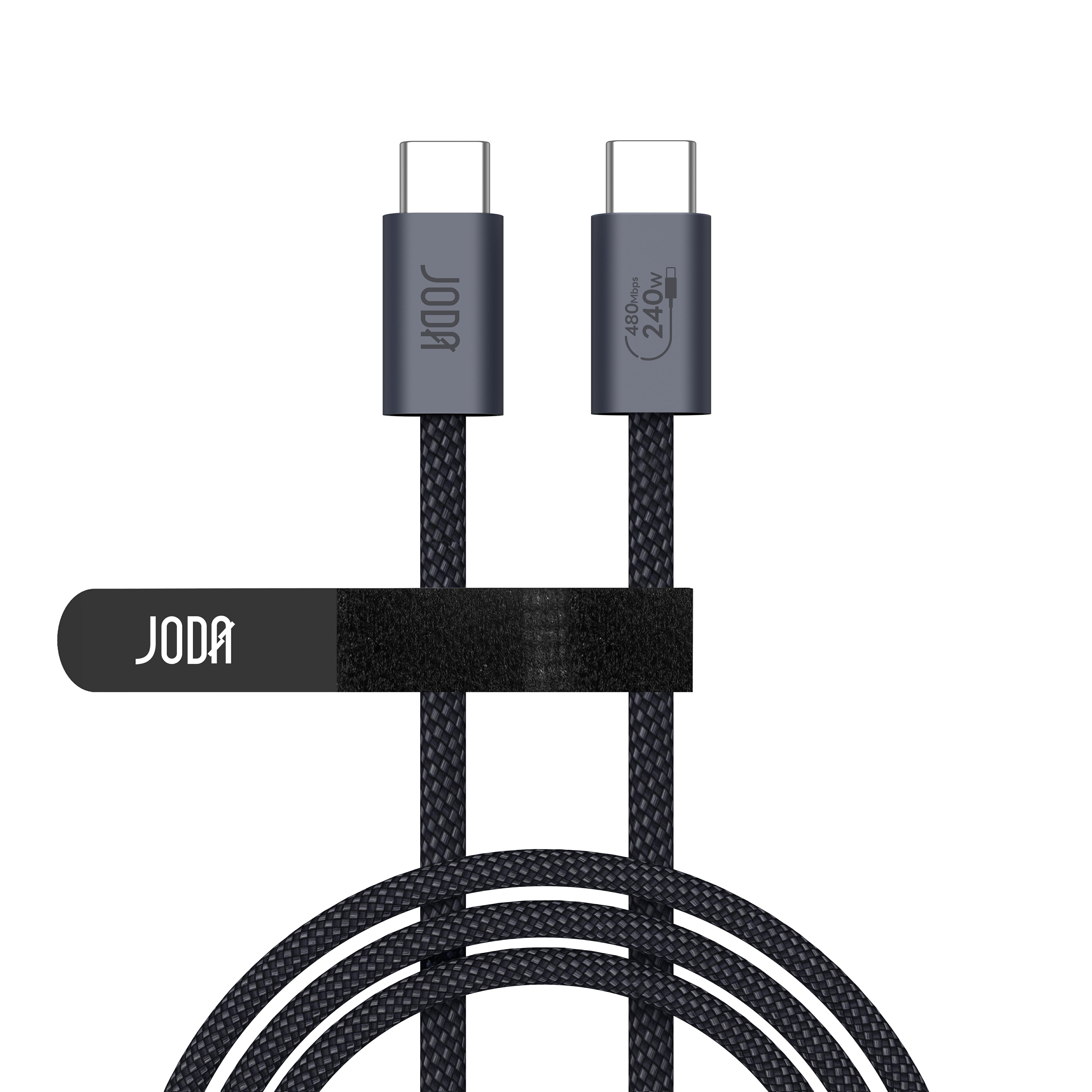 TITAN 240 240W USB-C to C Nylon Braided Cable