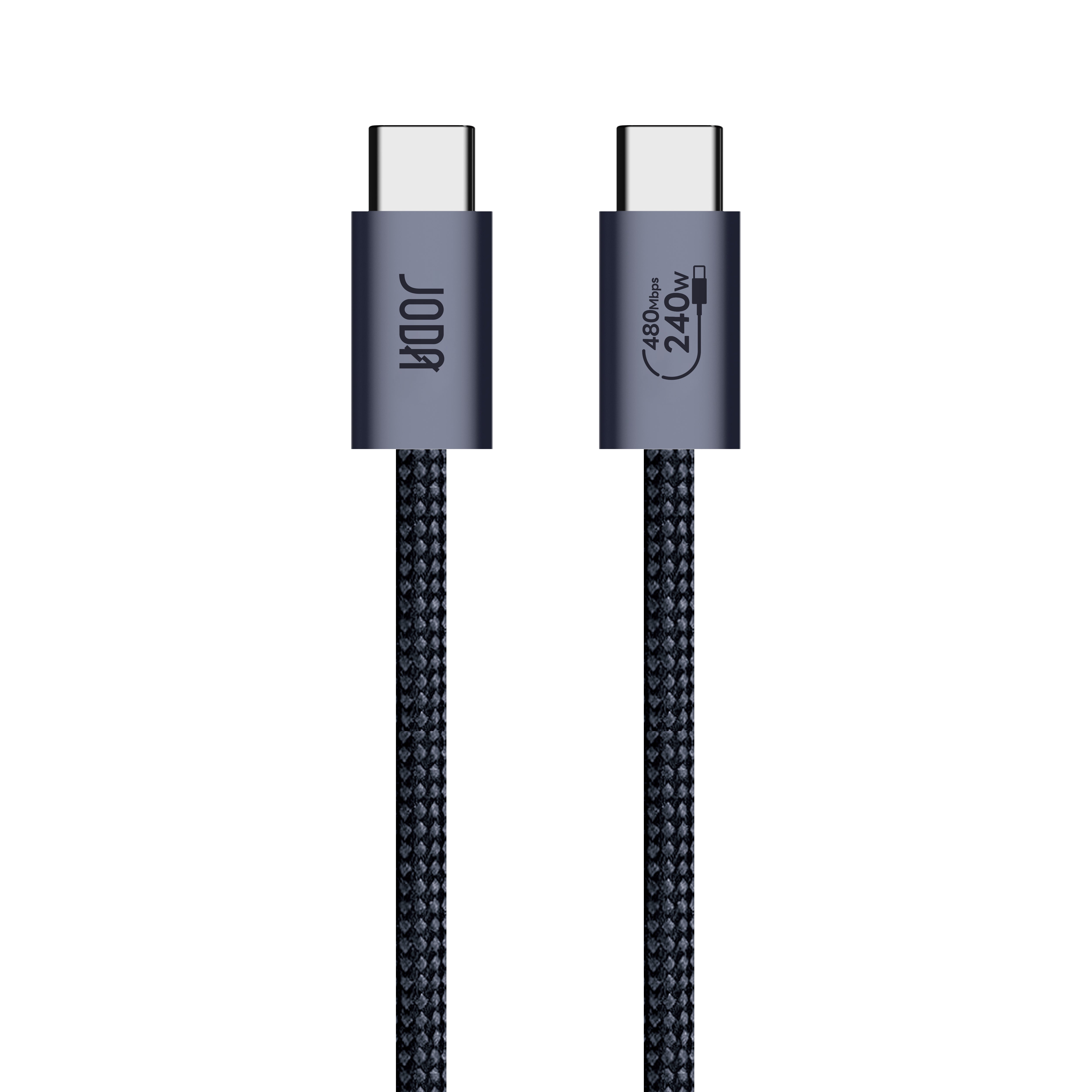 TITAN 240 240W USB-C to C Nylon Braided Cable