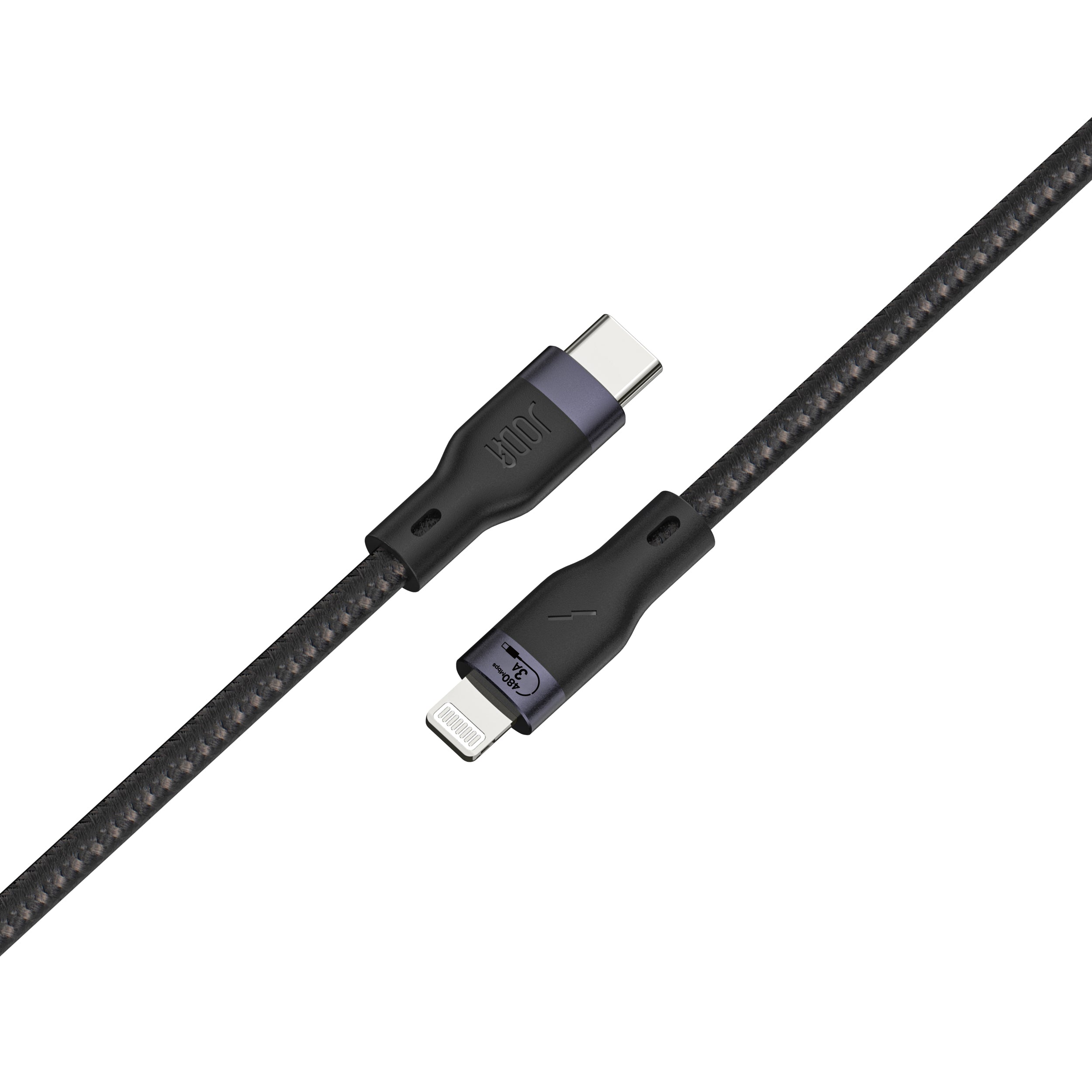 FIBER 60 Nylon Braided USB C-L Cable