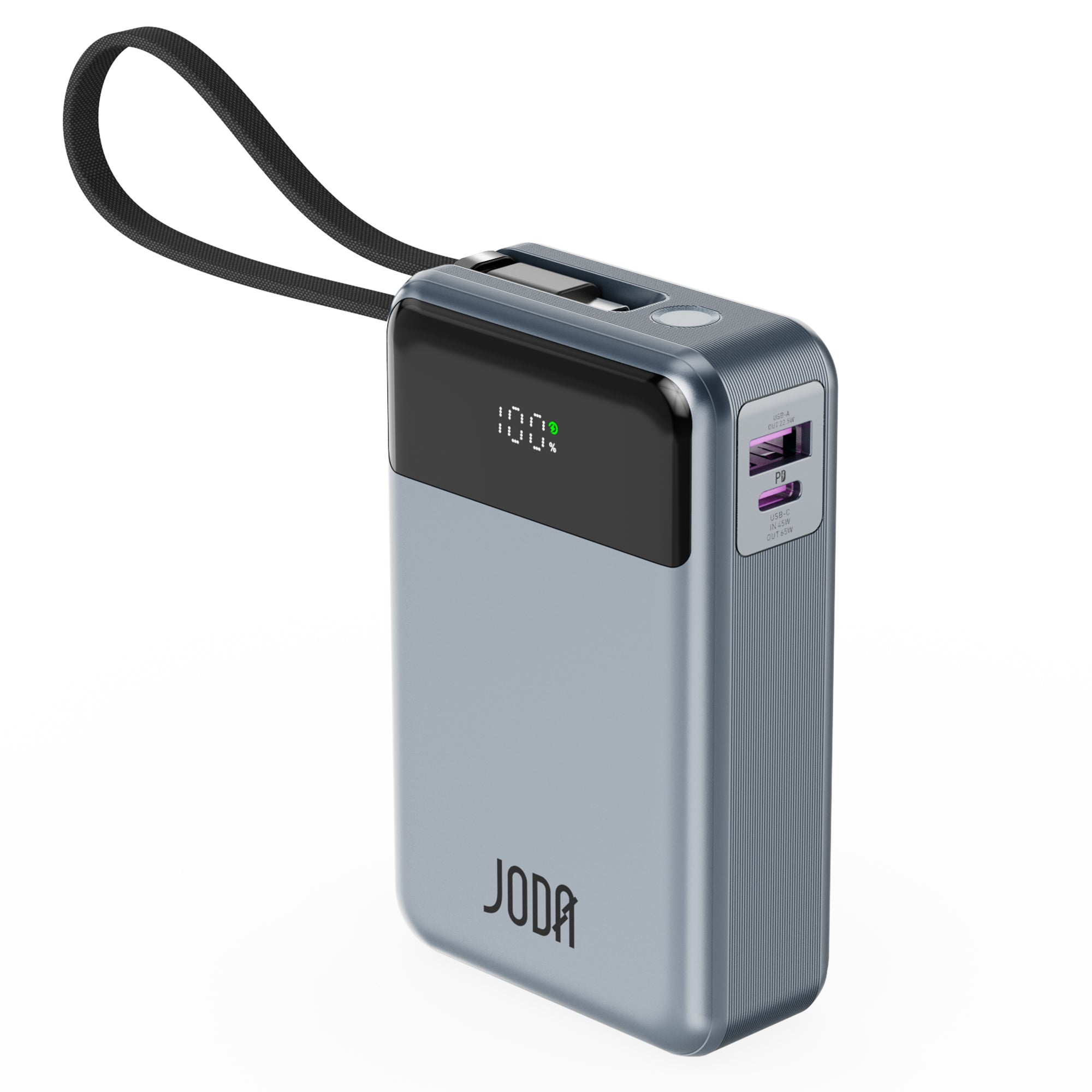 SHARG 20 20000mAh 65W PD Power Bank with Nylon Braided Cable