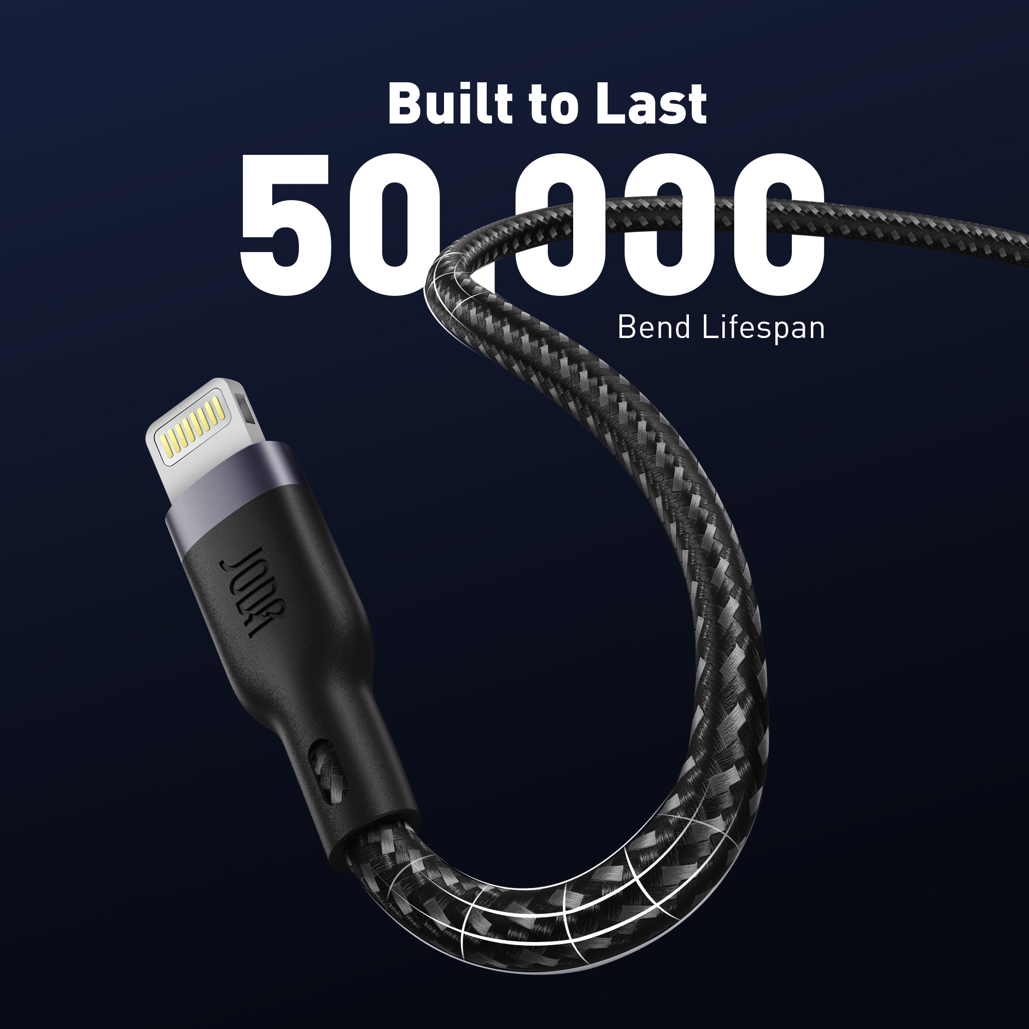 FIBER 60 Nylon Braided USB C-L Cable