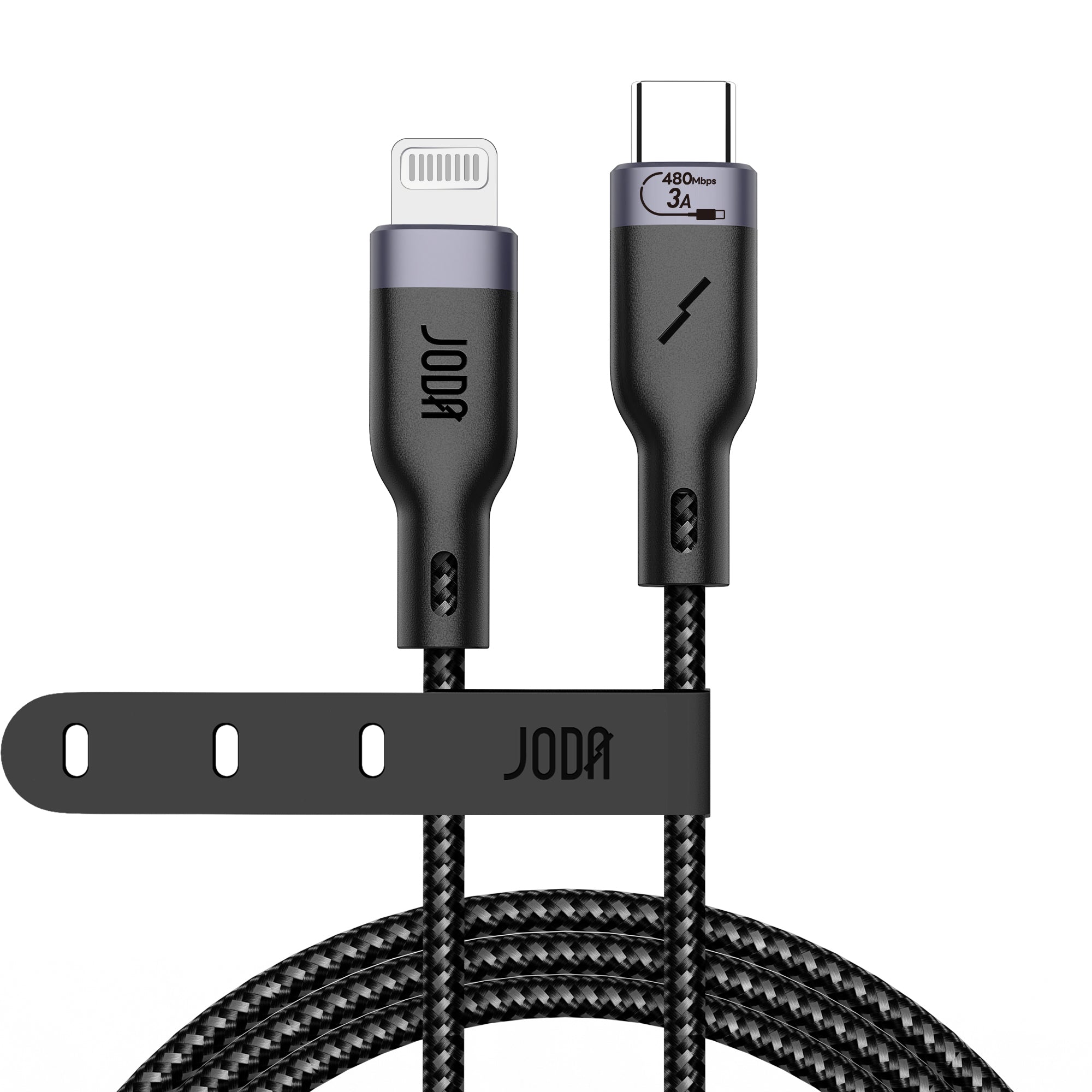 FIBER 60 Nylon Braided USB C-L Cable