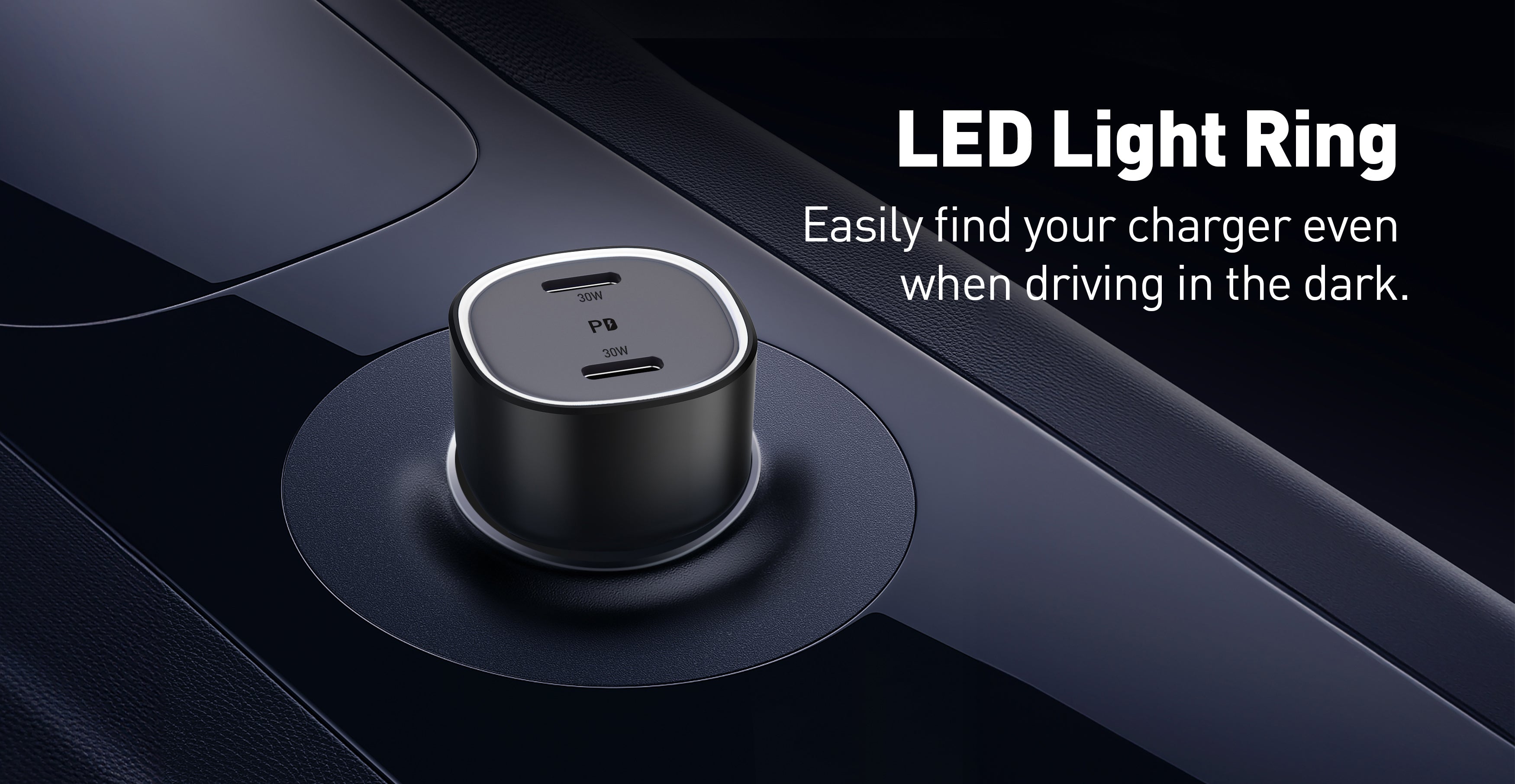 TUBE 60 PD 60W USB-C Car Charger